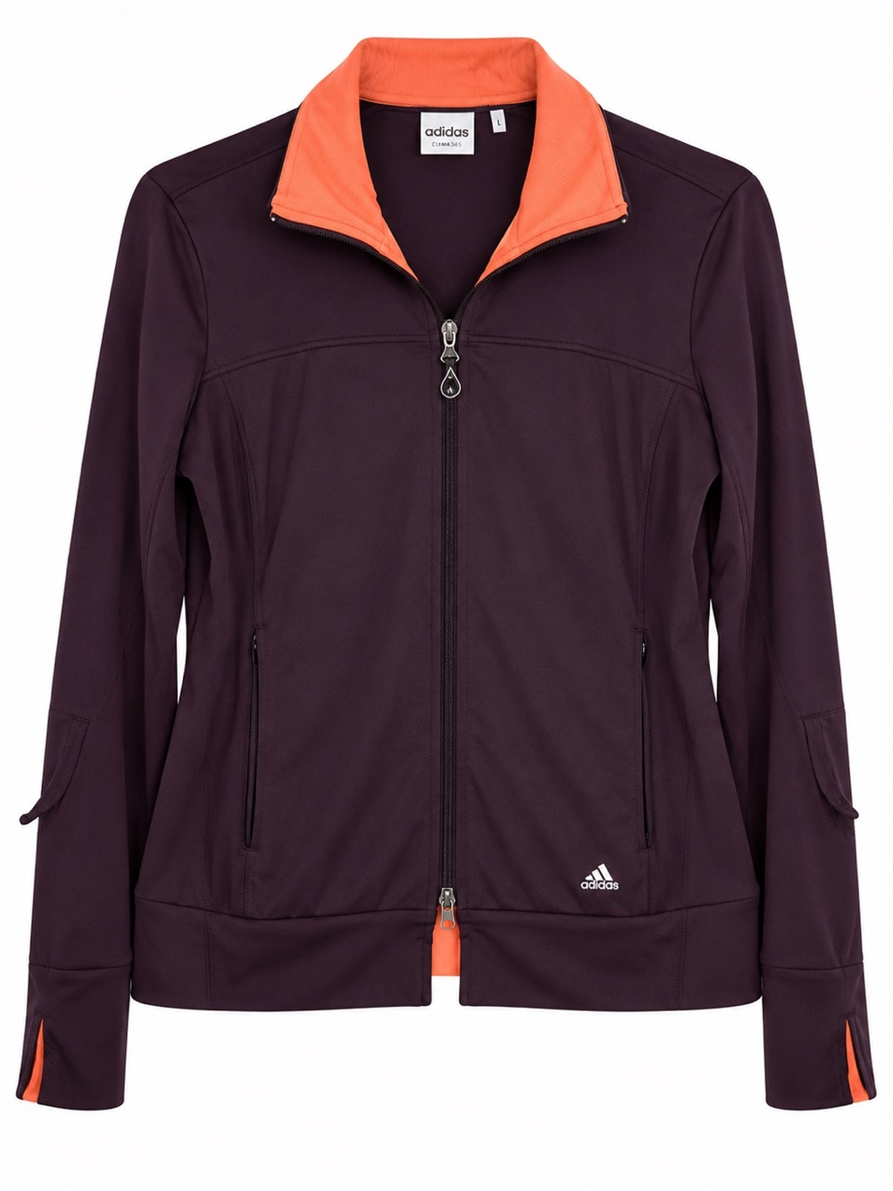 Adidas Clima 365 Women’s Large Full Zip Track Jacket Athletic Lightweight